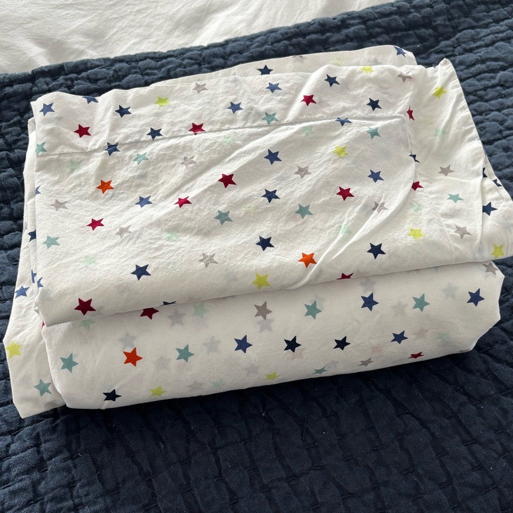 Pottery Barn Kids Star Duvet Cover and Sham - Set B
